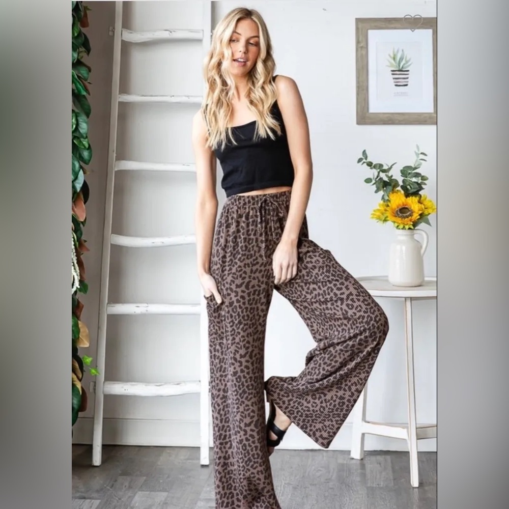 Zoe Leopard Pants